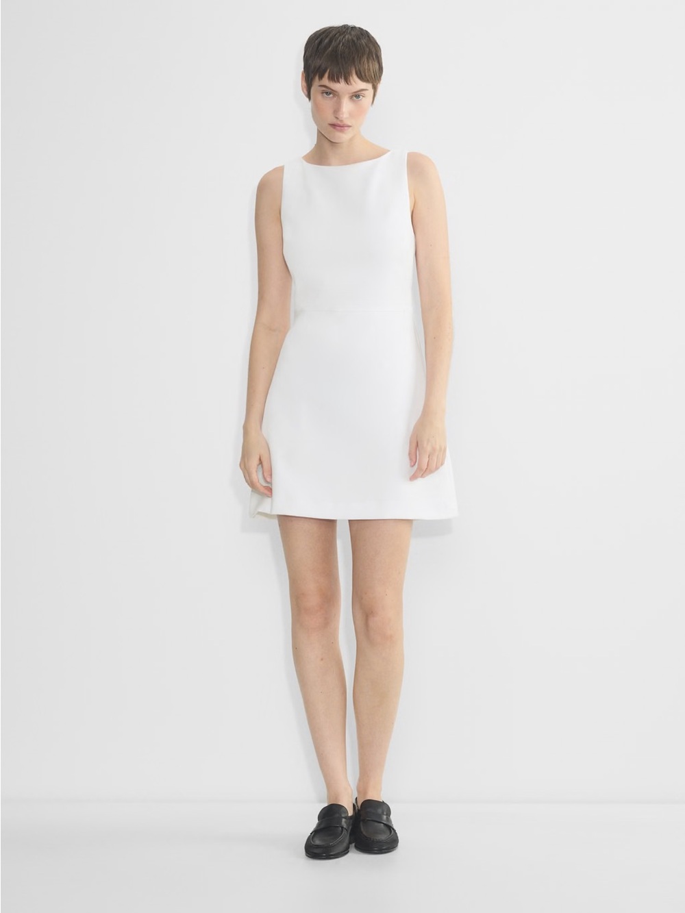 White Sleeveless Aritzia Babaton Bond Dress